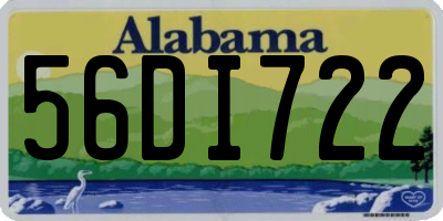 AL license plate 56DI722