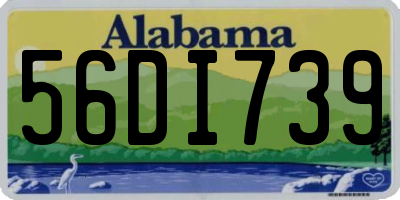 AL license plate 56DI739