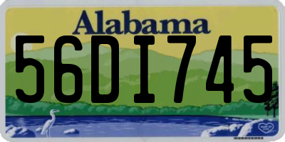 AL license plate 56DI745