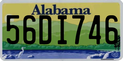 AL license plate 56DI746