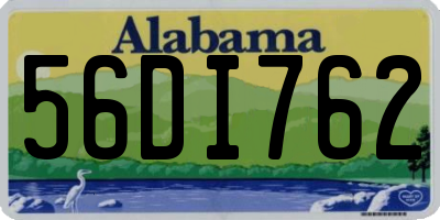 AL license plate 56DI762