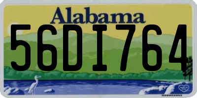 AL license plate 56DI764