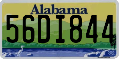 AL license plate 56DI844