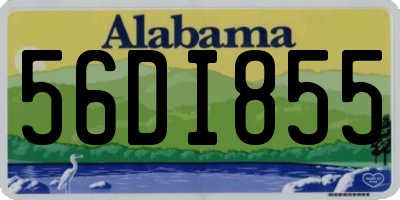 AL license plate 56DI855