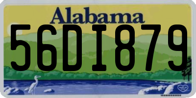 AL license plate 56DI879