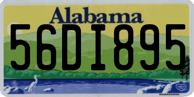 AL license plate 56DI895