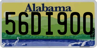 AL license plate 56DI900