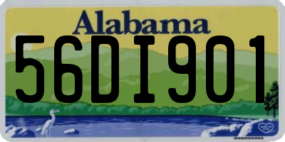 AL license plate 56DI901
