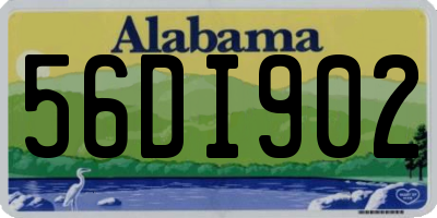 AL license plate 56DI902
