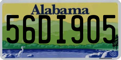 AL license plate 56DI905