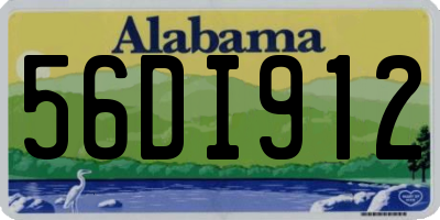 AL license plate 56DI912