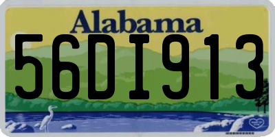 AL license plate 56DI913