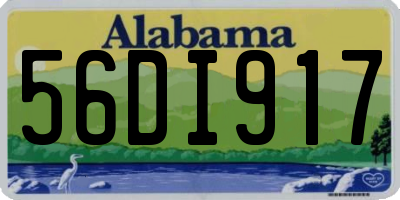 AL license plate 56DI917