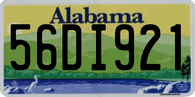 AL license plate 56DI921
