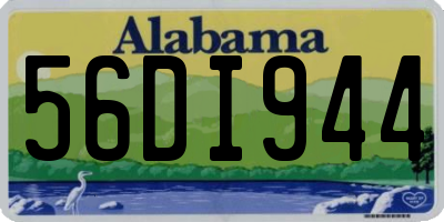 AL license plate 56DI944