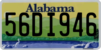 AL license plate 56DI946