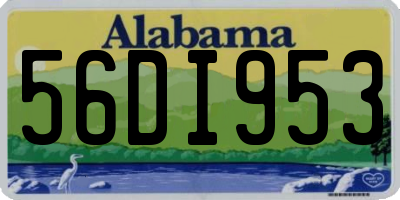 AL license plate 56DI953