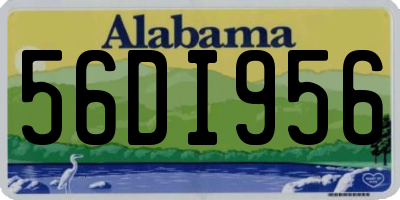 AL license plate 56DI956