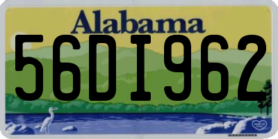 AL license plate 56DI962