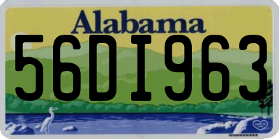 AL license plate 56DI963