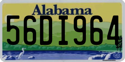 AL license plate 56DI964