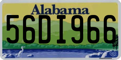 AL license plate 56DI966