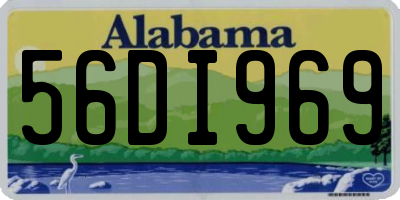 AL license plate 56DI969