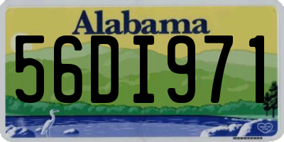 AL license plate 56DI971