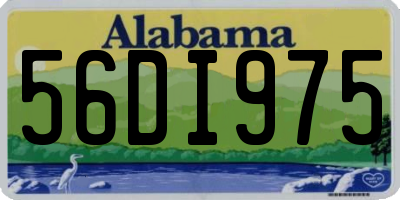 AL license plate 56DI975