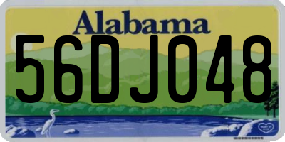 AL license plate 56DJ048