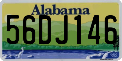 AL license plate 56DJ146