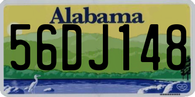 AL license plate 56DJ148