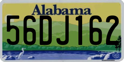 AL license plate 56DJ162