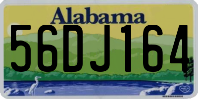 AL license plate 56DJ164