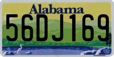 AL license plate 56DJ169