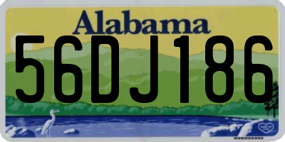 AL license plate 56DJ186