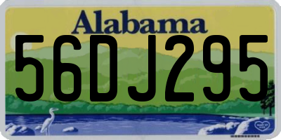 AL license plate 56DJ295
