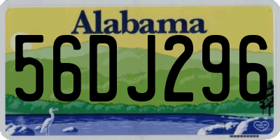 AL license plate 56DJ296