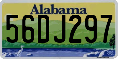AL license plate 56DJ297