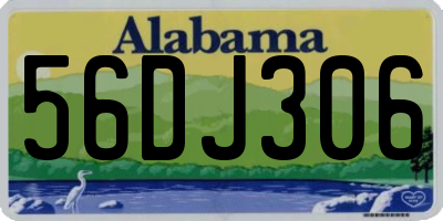 AL license plate 56DJ306
