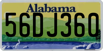 AL license plate 56DJ360