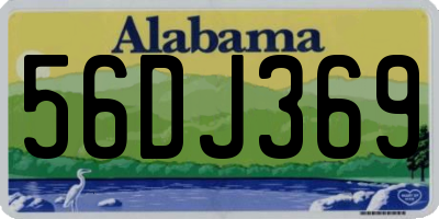 AL license plate 56DJ369