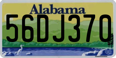 AL license plate 56DJ370