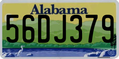 AL license plate 56DJ379