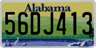AL license plate 56DJ413