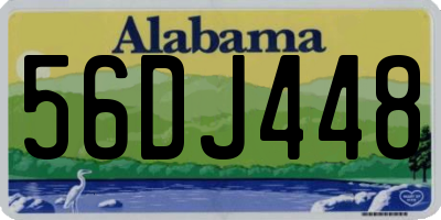 AL license plate 56DJ448