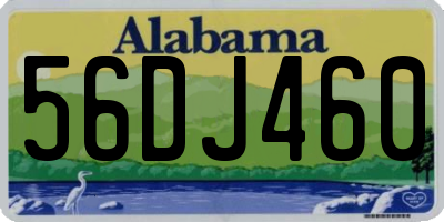 AL license plate 56DJ460