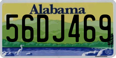 AL license plate 56DJ469