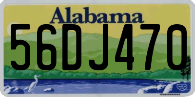 AL license plate 56DJ470