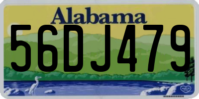 AL license plate 56DJ479